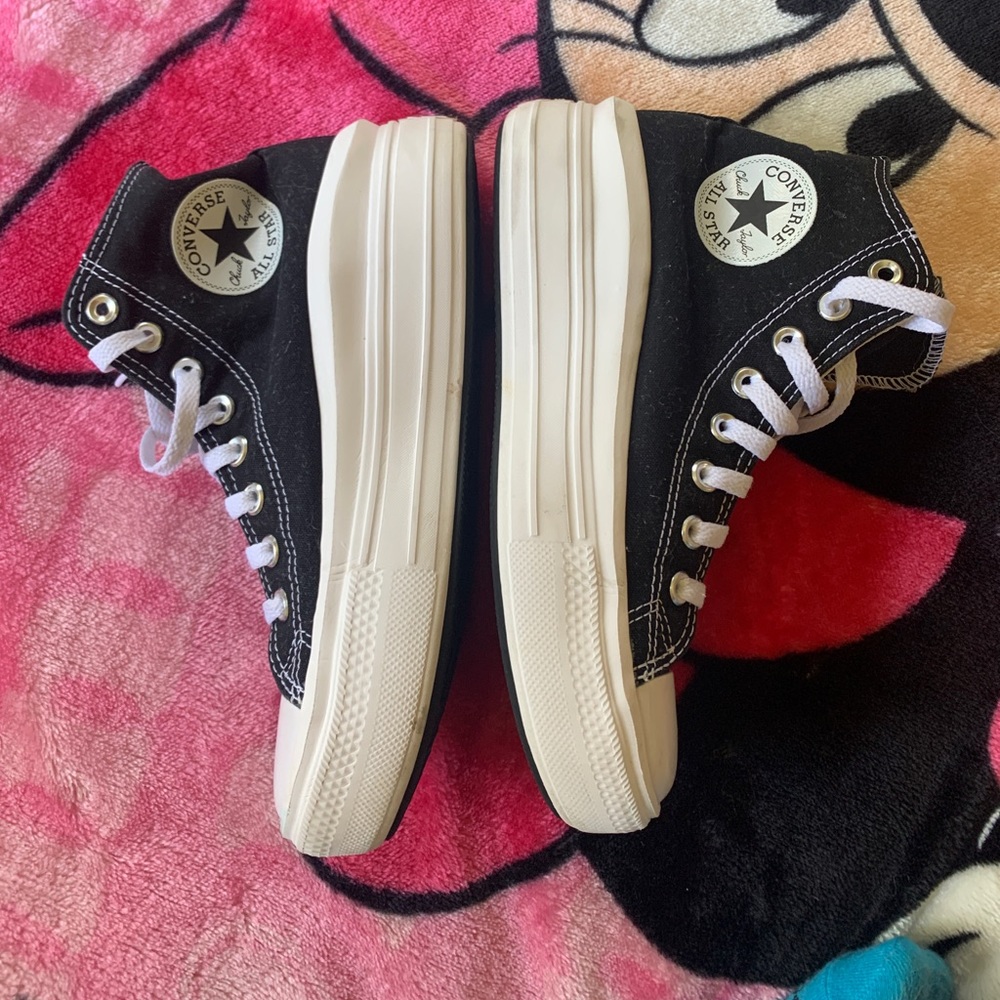 Black platform converse!
